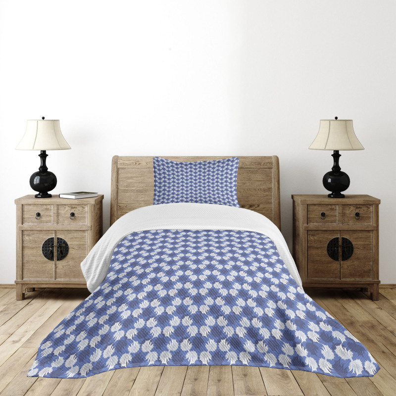 Eastern Art Flowers Pattern Bedspread Set