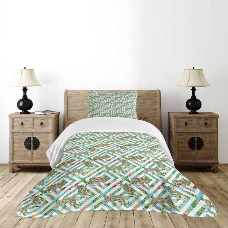 Exotic Panther Wilderness Bedspread Set