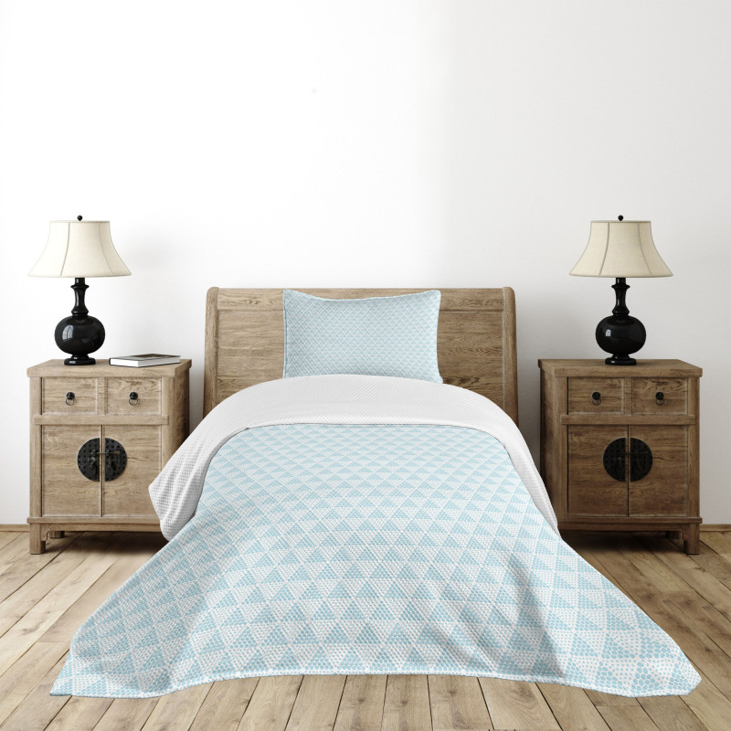 Triangles from Polka Dots Bedspread Set