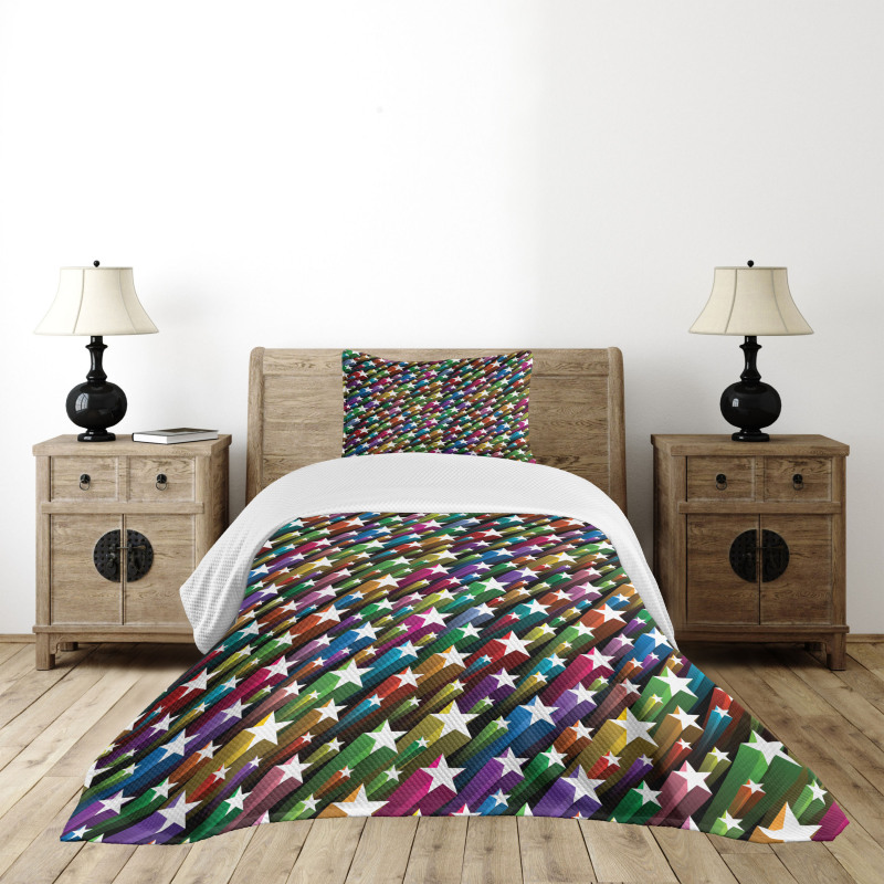 Stars Disco Bedspread Set