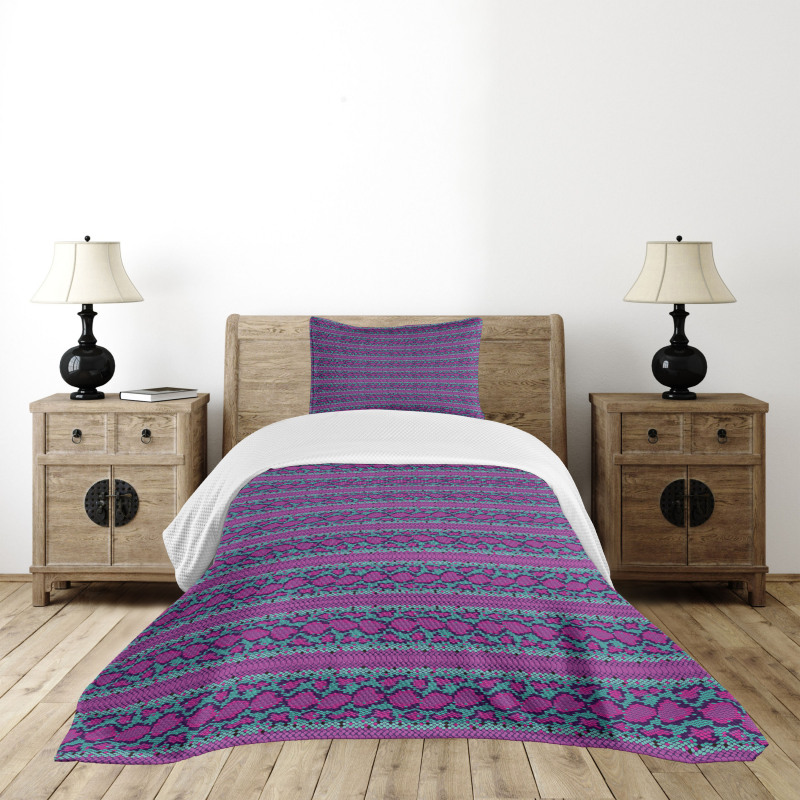 Glam Colors Skin Bedspread Set