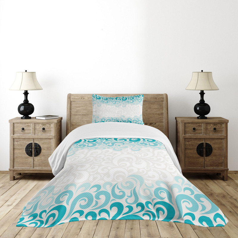 Floral Classic Design Bedspread Set