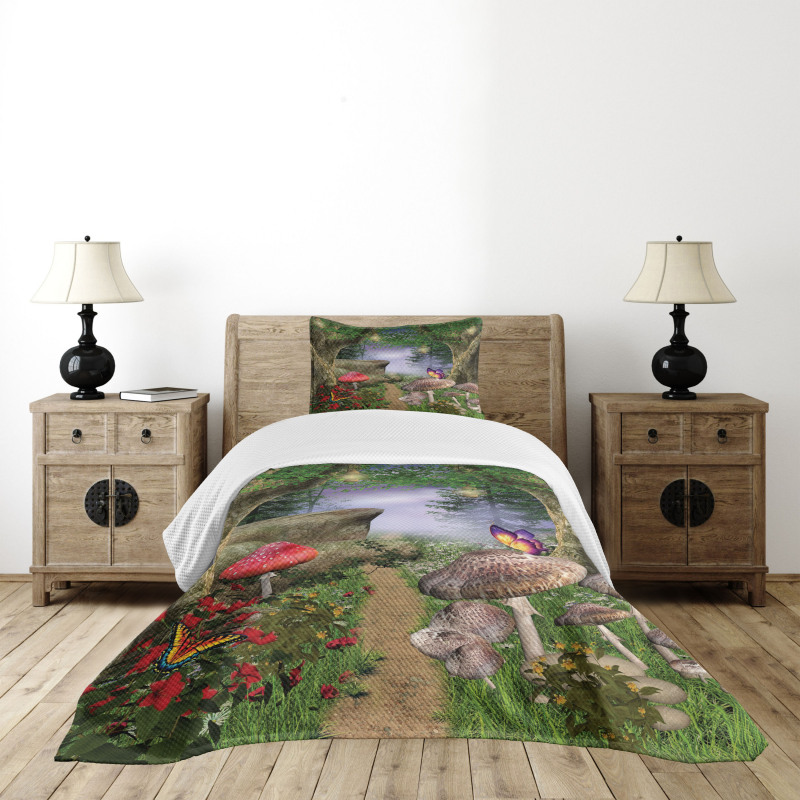 Butterflies Fairytale Bedspread Set