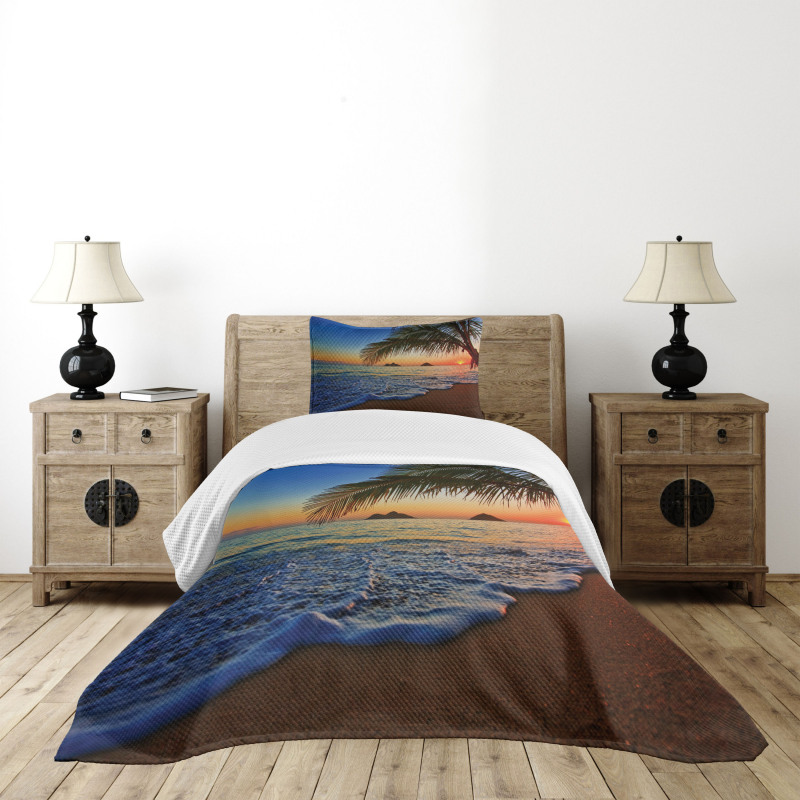 Sunrise Lanikai Beach Bedspread Set