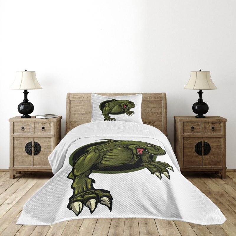 T-rex Animal Bedspread Set