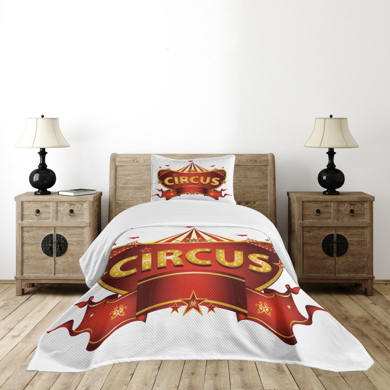 Carnival Sign Nightlife Bedspread Set