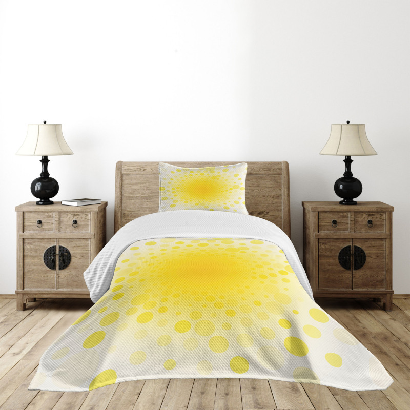 Sun Abstract Bedspread Set
