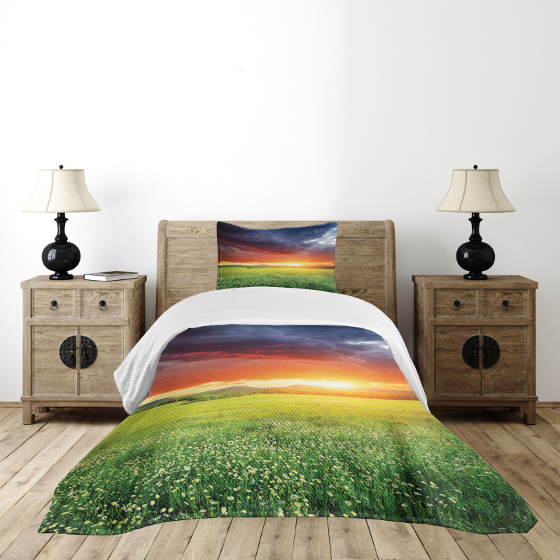 Sunset Modern View Bedspread Set