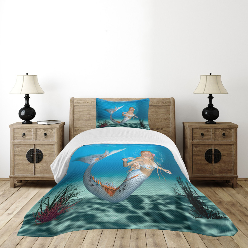 Fairytale Tropic Ocean Bedspread Set