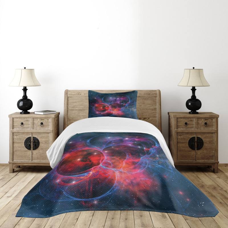 Milky Way Star Cluster Bedspread Set