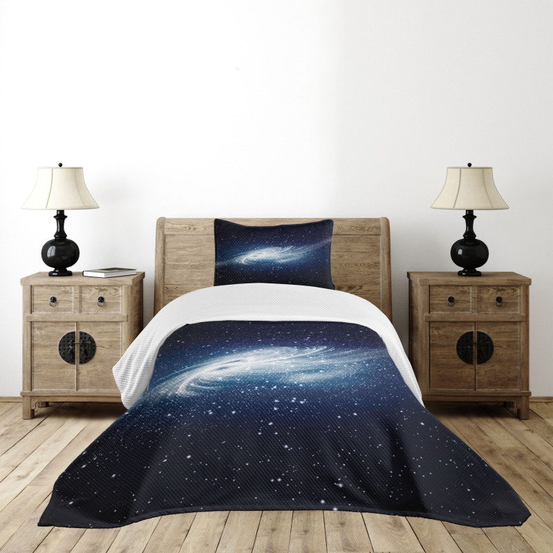 Milky Way Galaxy Space Bedspread Set