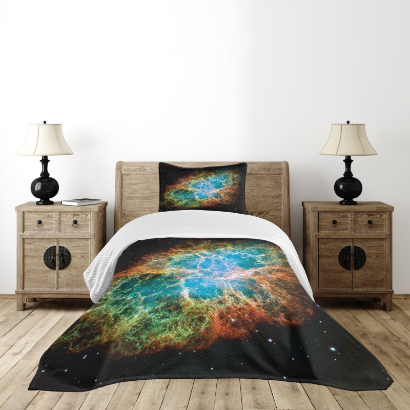 Supernova Stars Cosmos Bedspread Set