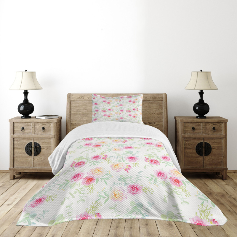 Retro Painting Bedspread Set