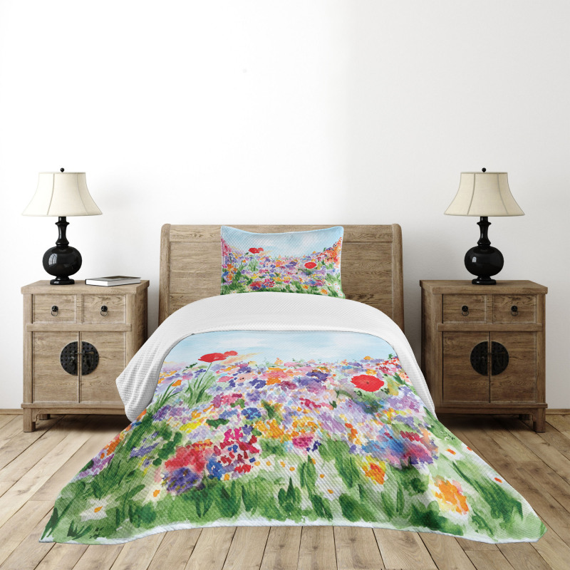 Summer Blooms Bedspread Set
