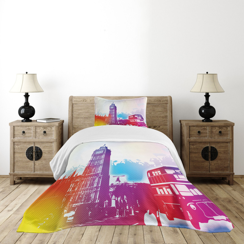 Historical Big Ben UK Bedspread Set