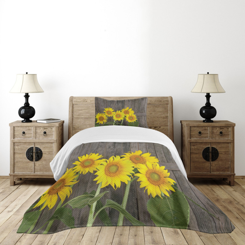 Helianthus Sunflowers Bedspread Set