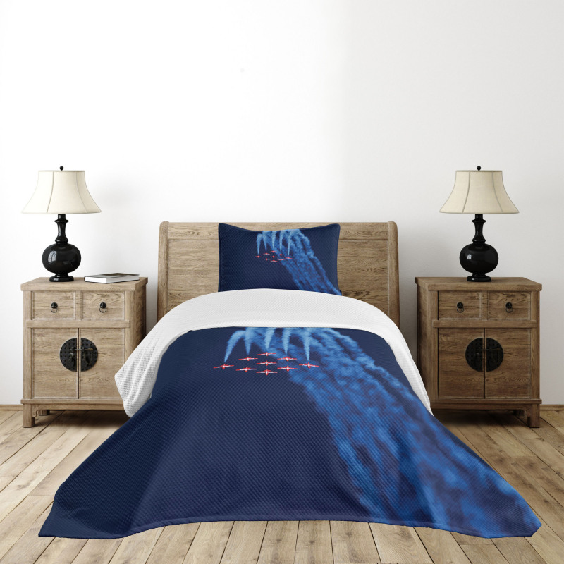 Canadian Snowbirds Bedspread Set