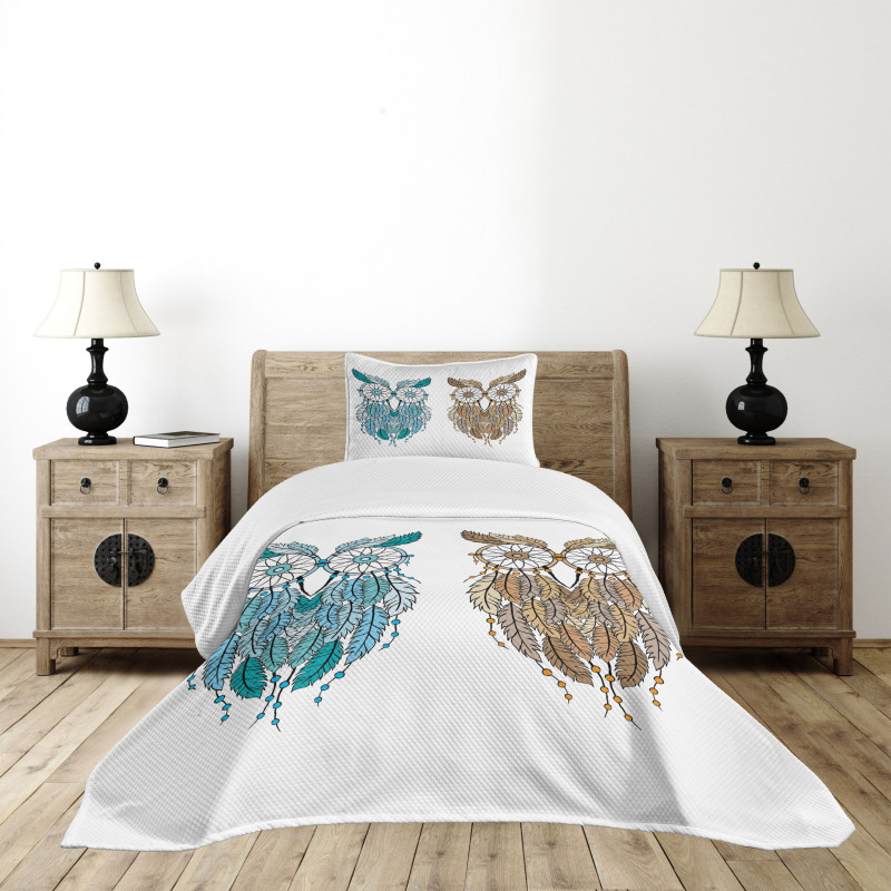 Farsighted Birds Bedspread Set