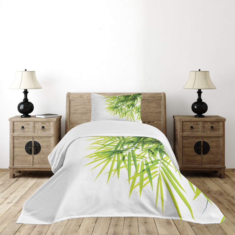 Bamboo Leaf Peace Bedspread Set