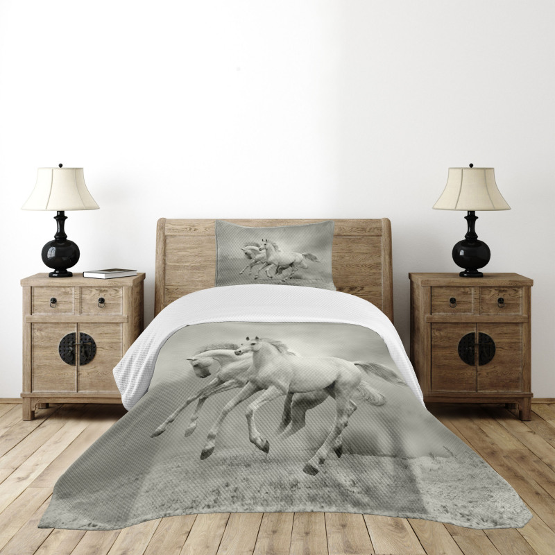 Horse Freedom Theme Bedspread Set