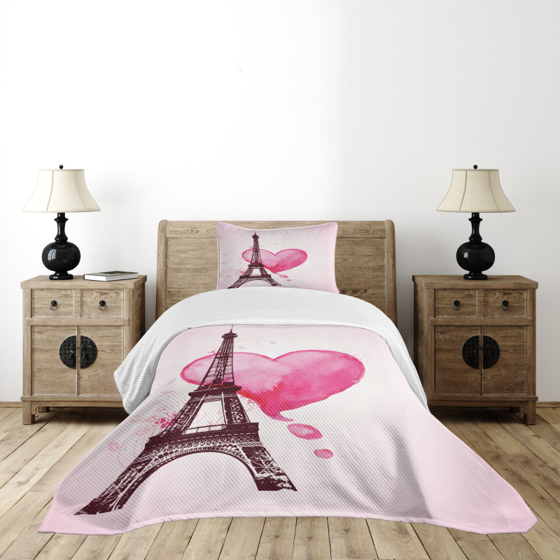 Romance Love Art Bedspread Set