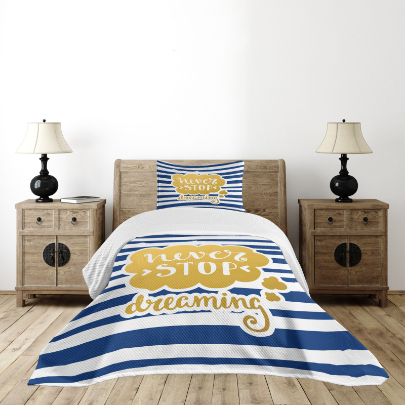 Maritime Vintage Navy Bedspread Set