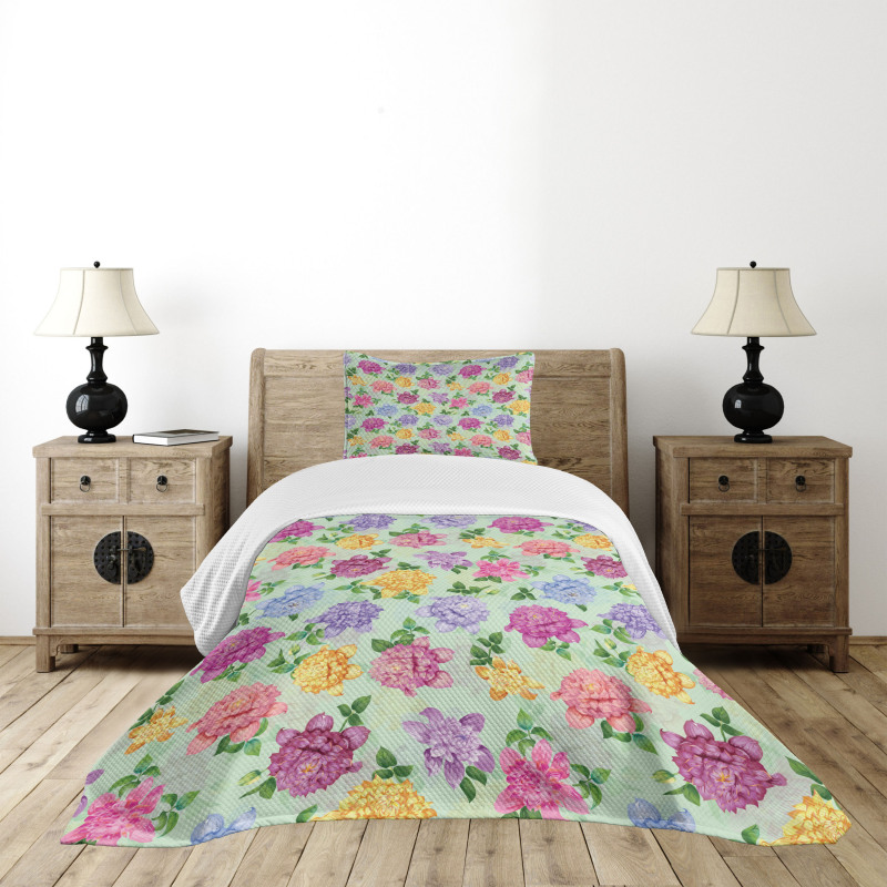 Floral Beauty Bridal Bedspread Set