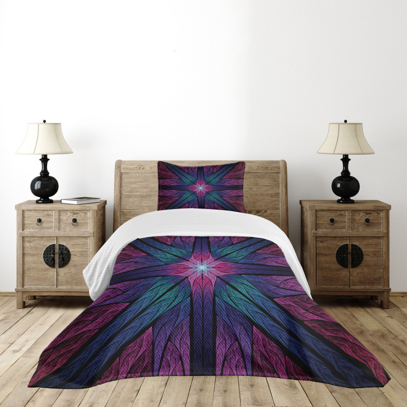 Psychedelic Vivid Art Bedspread Set