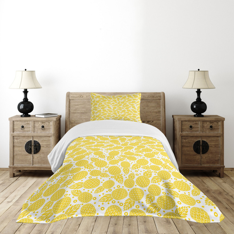 Pineapple Fruit Bedspread Set