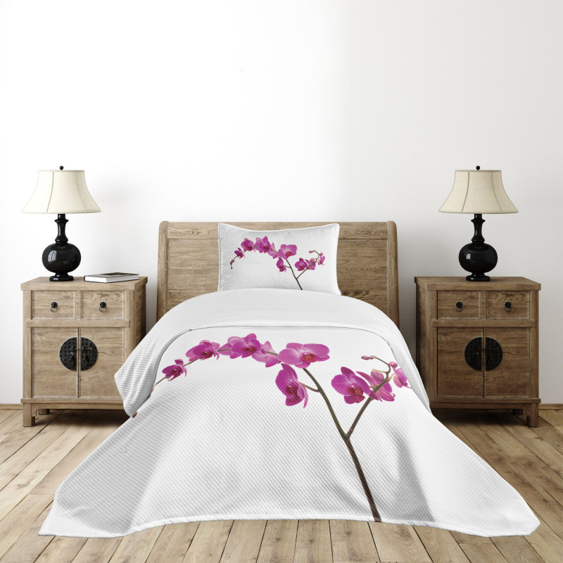 Wild Orchids Petals Bedspread Set