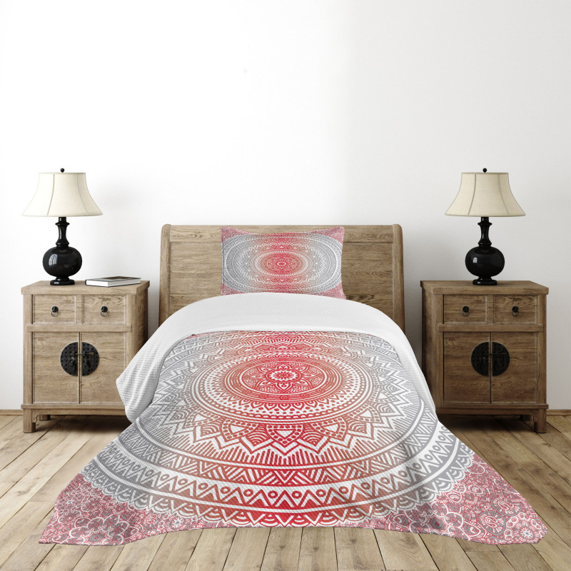 Ombre Mandala Boho Bedspread Set