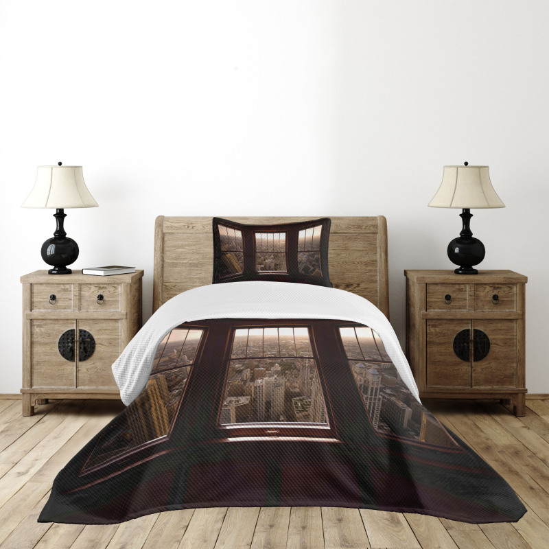 Urban View American Town Bedspread Set