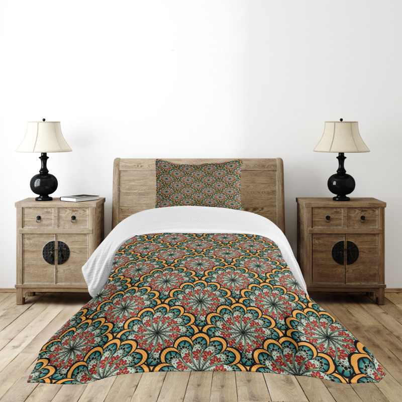 Moroccan Wave Bedspread Set