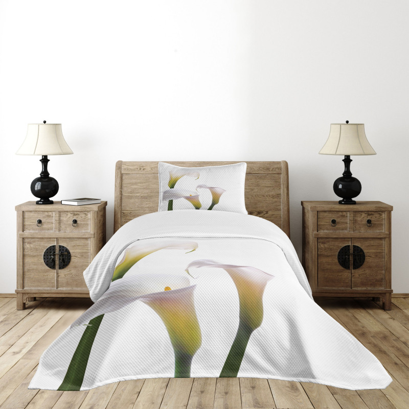 Calla Lilies Romantic Bedspread Set