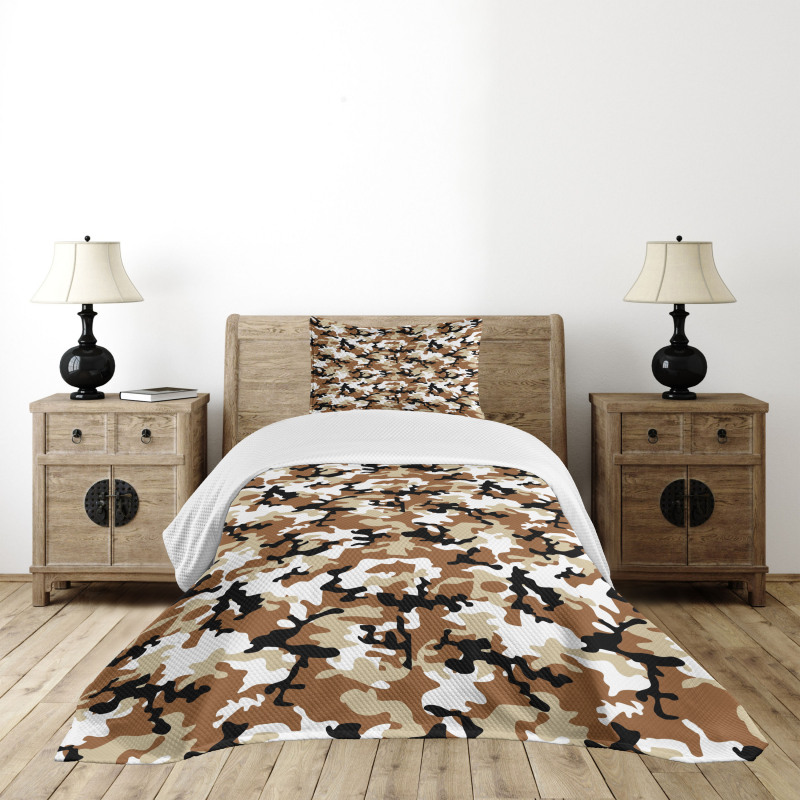 Camo Style Shades Bedspread Set