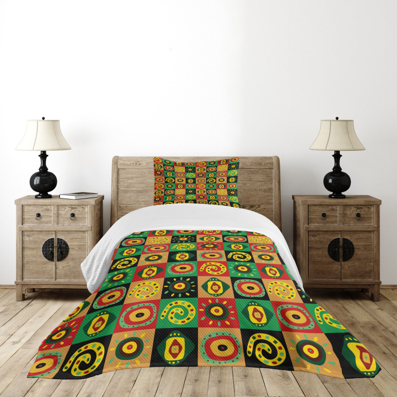 Trippy Bedspread Set