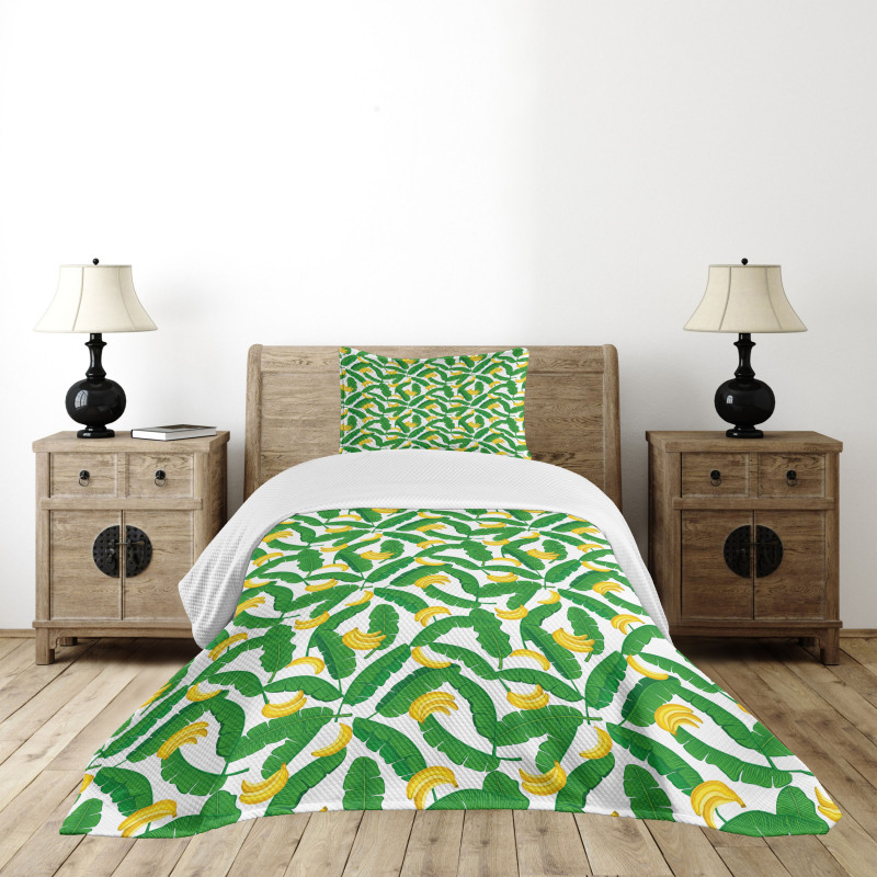 Banana Art Bedspread Set