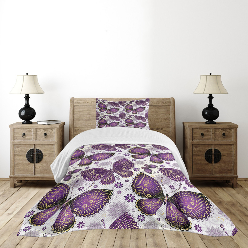 Butterfly Bedspread Set