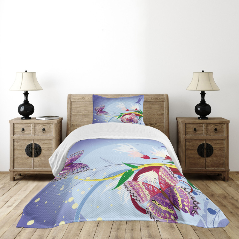 Fantasy Colorful Bedspread Set