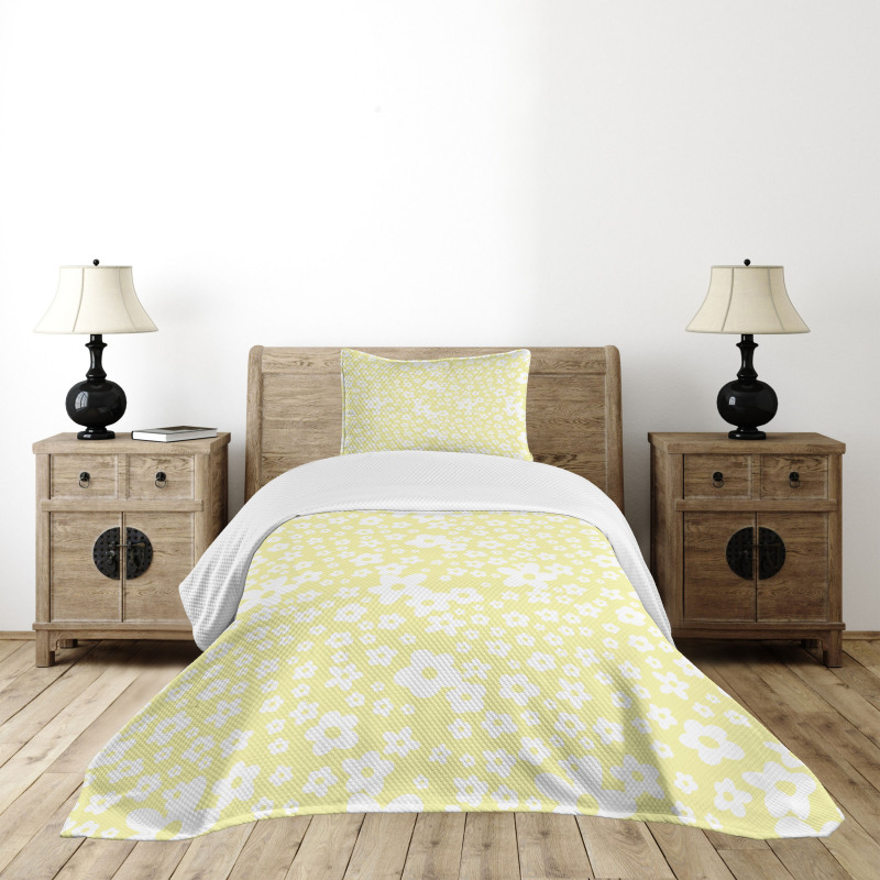 Spring Daisy Blossoms Bedspread Set