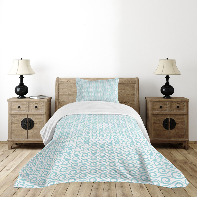 Classic Compact Zigzags Bedspread Set