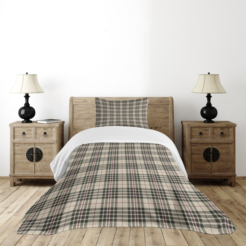 Tartan British Heraldry Bedspread Set