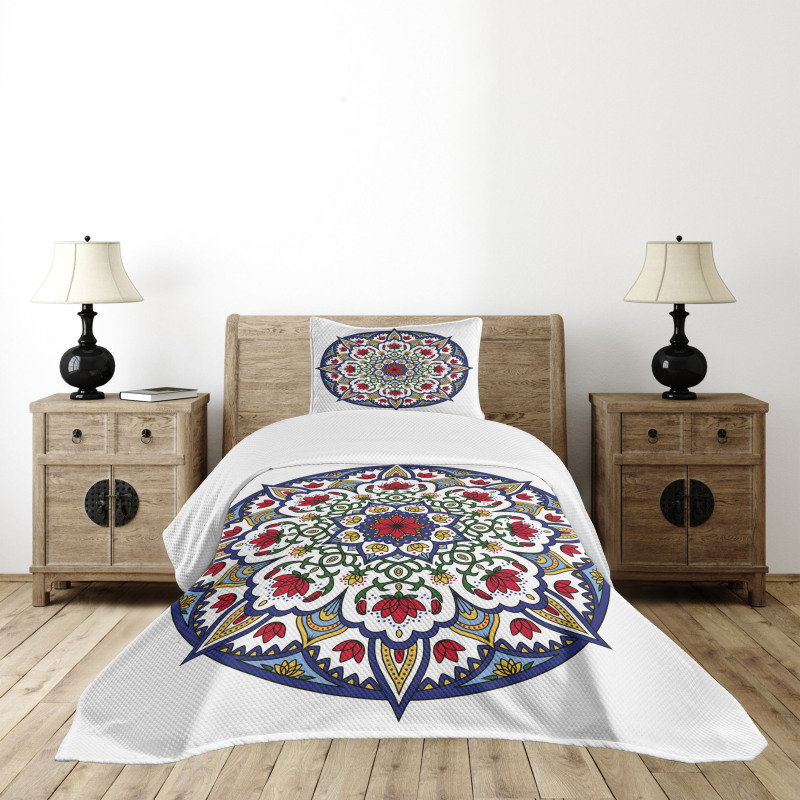 Mandala Lotus Bedspread Set