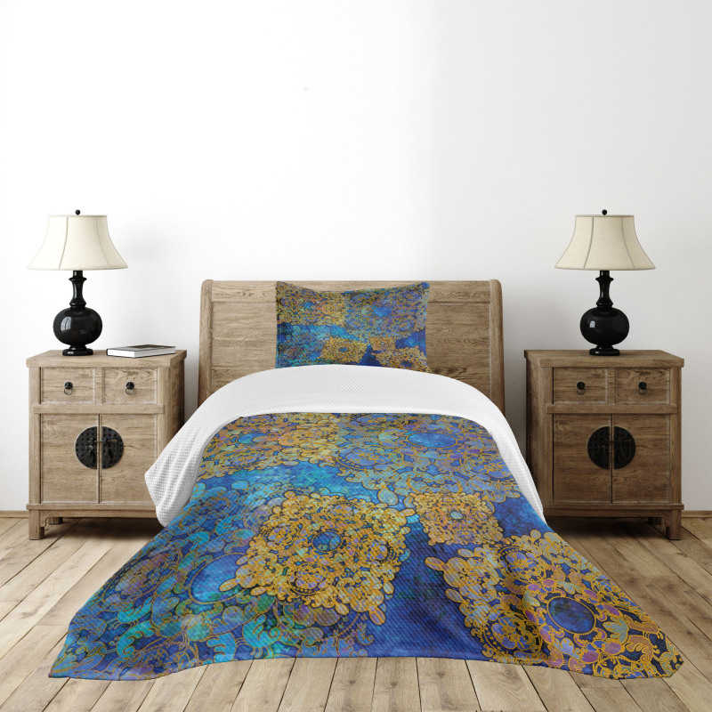 Persian Motif Bohemian Bedspread Set