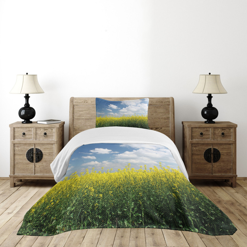 Rapeseed Field Germany Bedspread Set