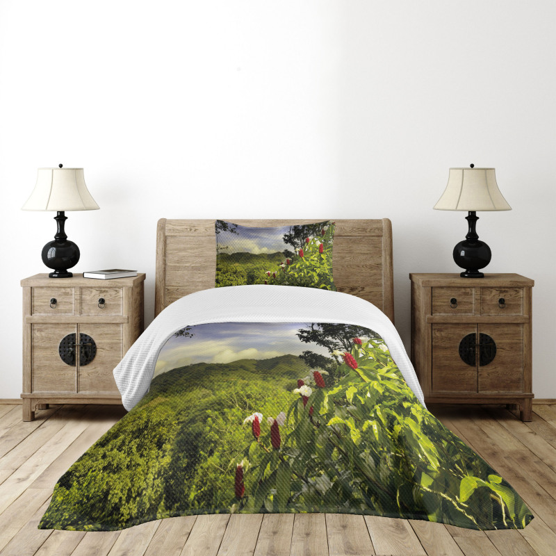 Rural Scenery Costa Rica Bedspread Set