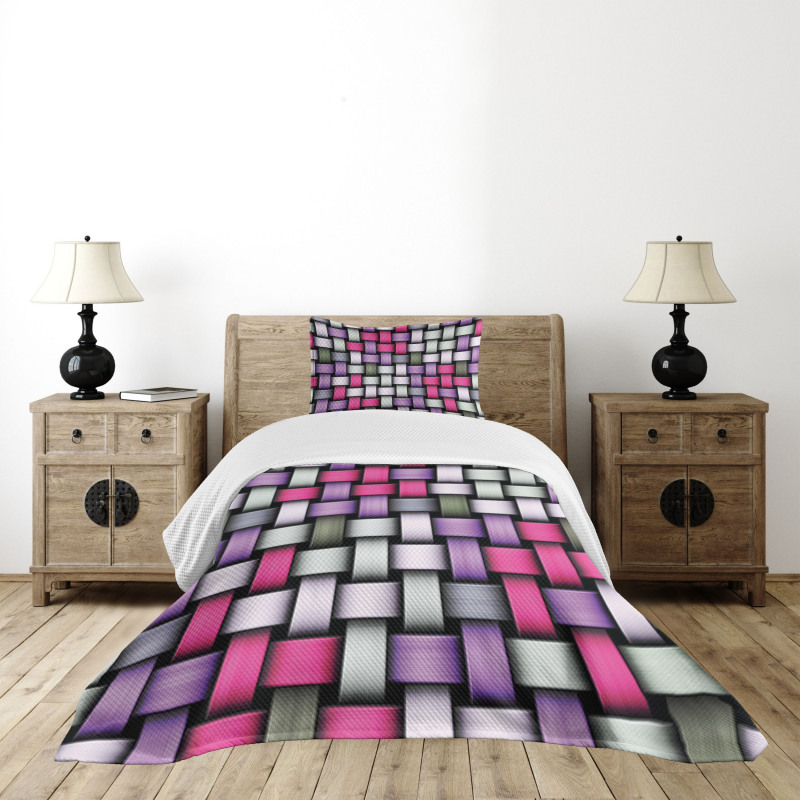 Knot Pattern Yarns Bedspread Set