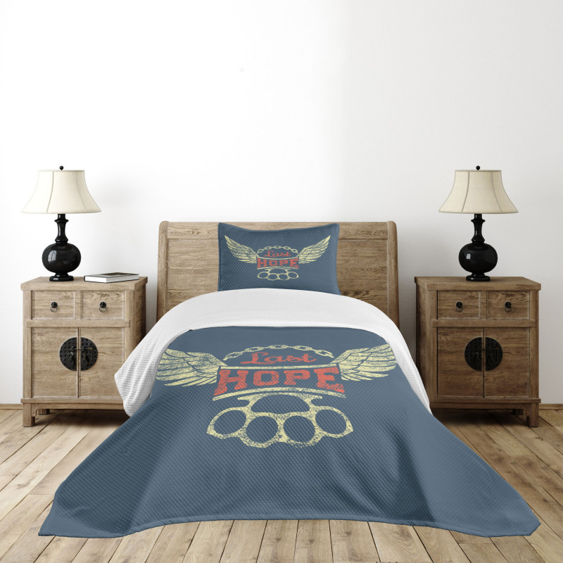 Words for Bikers Bedspread Set