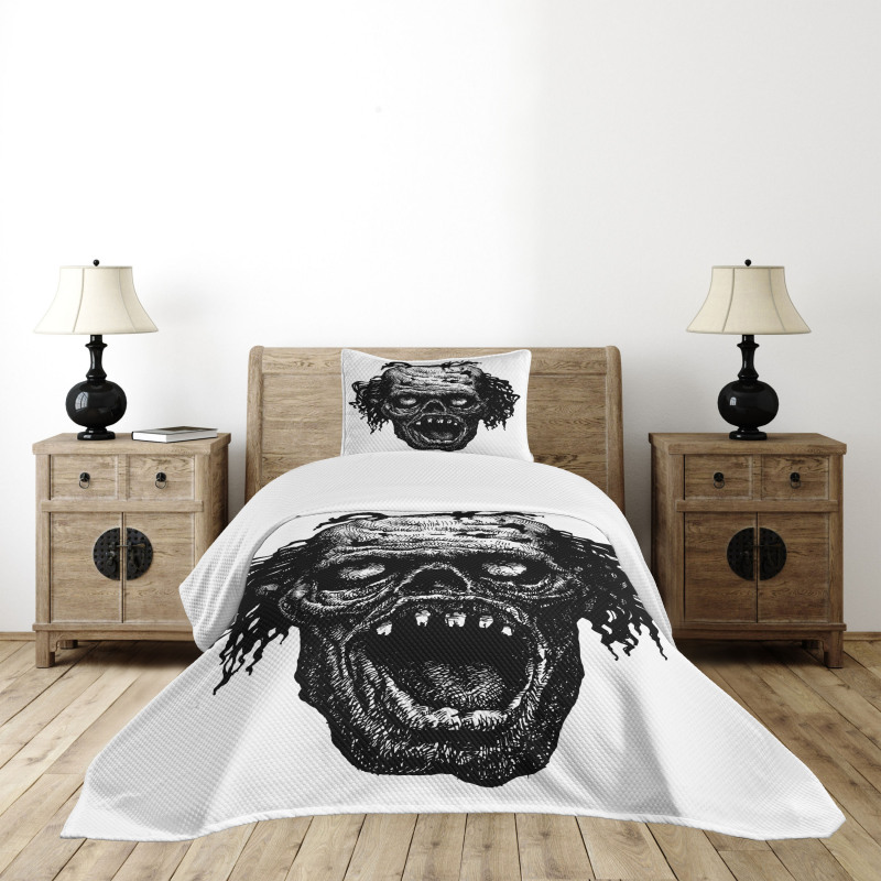 Zombie Evil Dead Man Bedspread Set