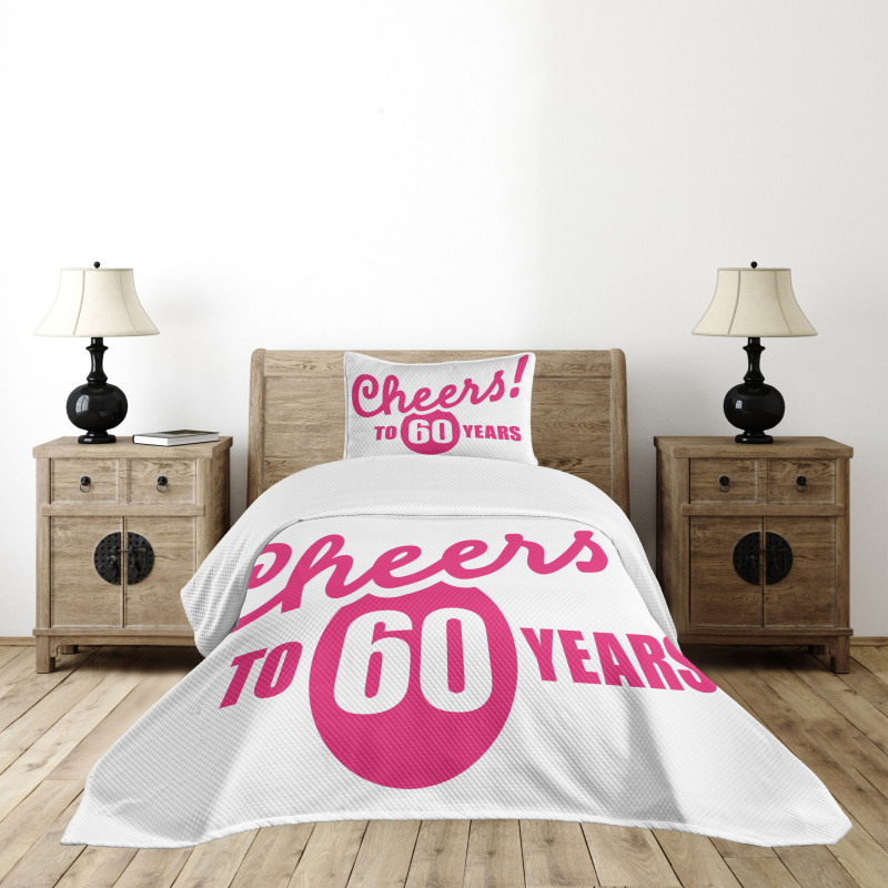 Happy Birthday Cheers Bedspread Set